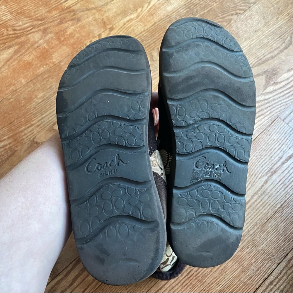 COACH Kally monogram Boots size 7 - Picture 4 of 9